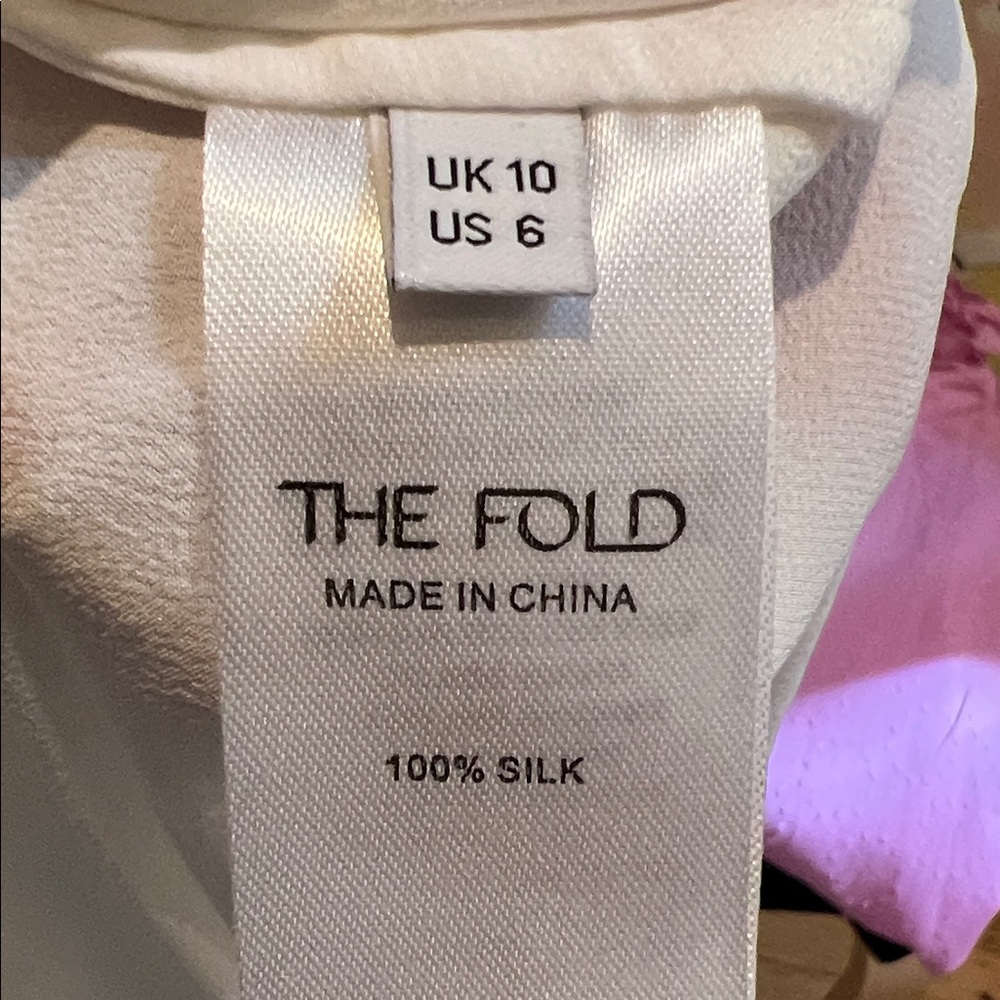 The Fold London White Silk Blouse - Picture 7 of 7